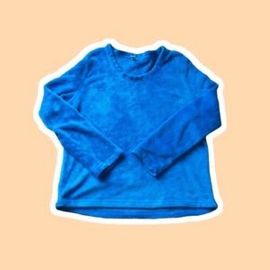 Fuzzy Blue Sweater | XL | Cato